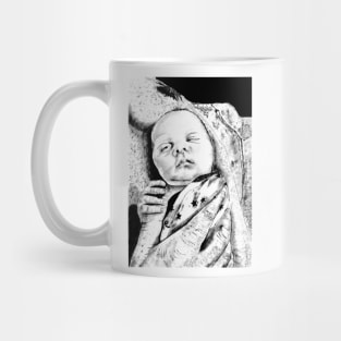 Love is...Dad & newborn son Mug